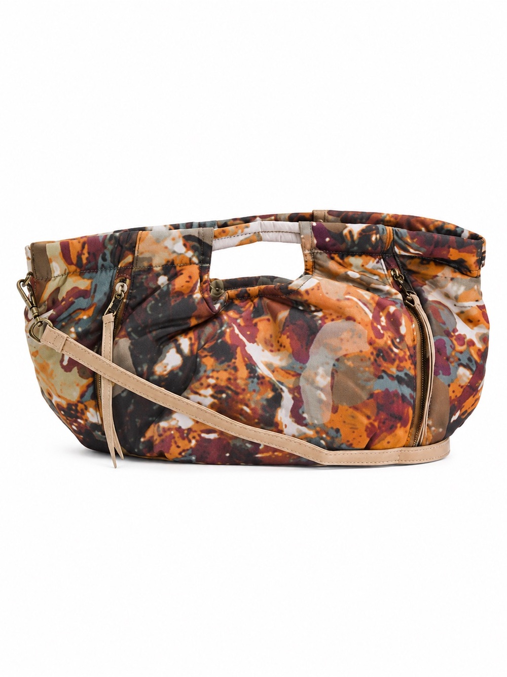 🎉LAST PIECE🎉VINCE CAMUTO Nylon Harlo Monet Print Large Clutch With Crossbody